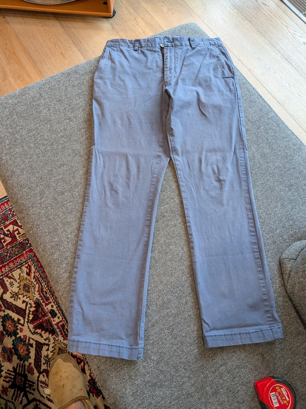 Vineyard Vines Men’s 32x29 Slim Fit Breakers Pant In Blue Grey - Picture 4 of 5